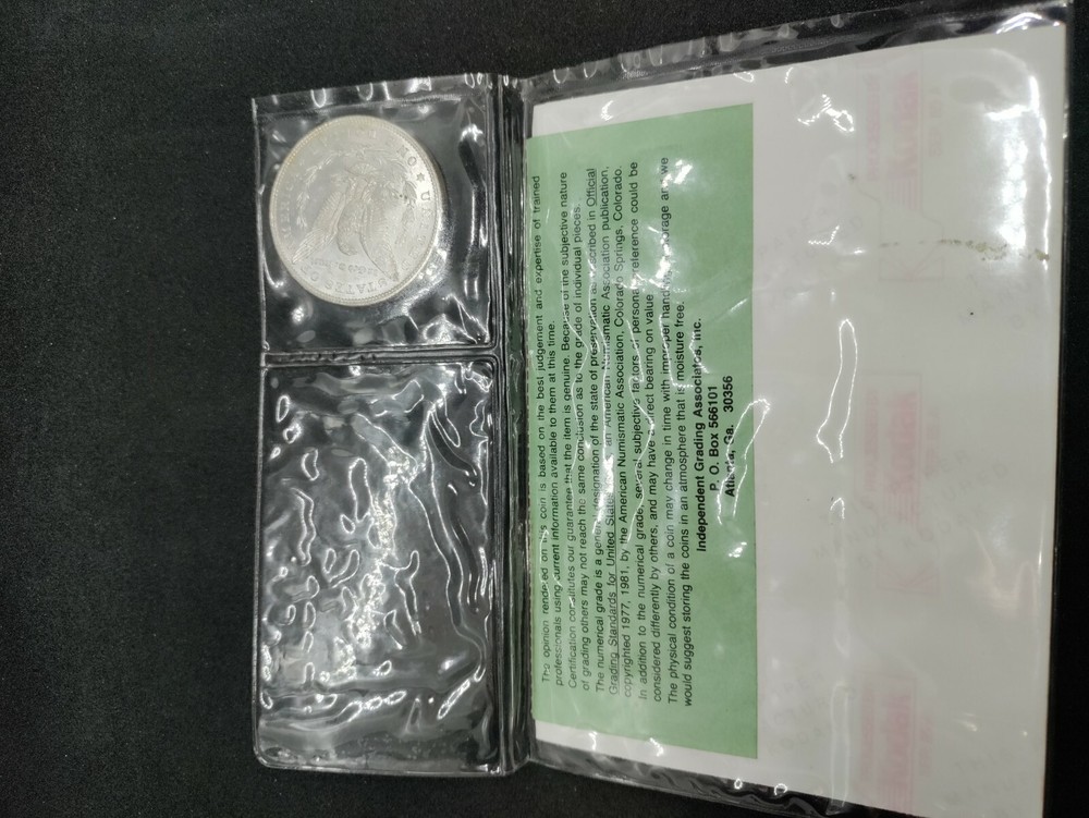 Unc Uncirculated 1885 Morgan Silver Dollar - $1 Mint State MS+ BU