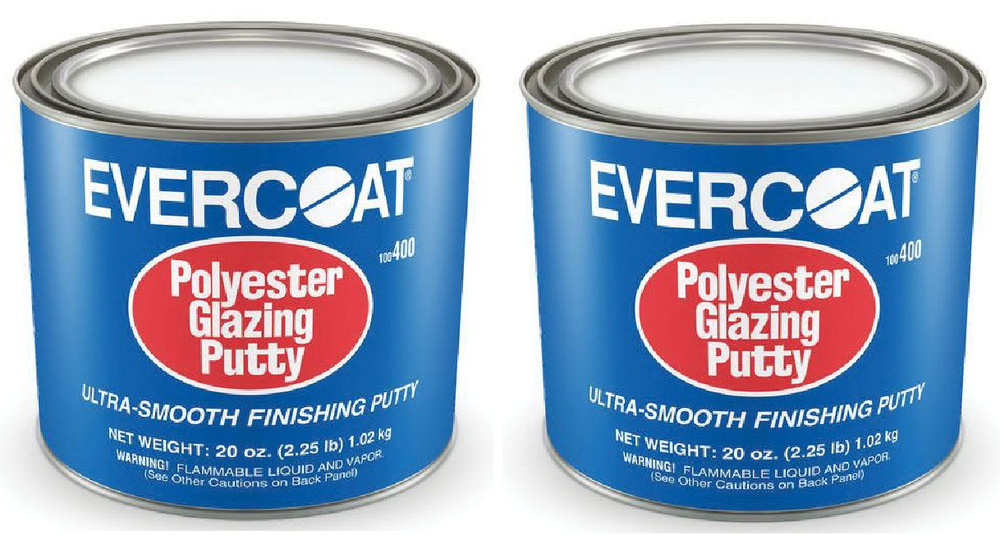 EVERCOAT400 Polyester Glazing Putty, (2 Pack)