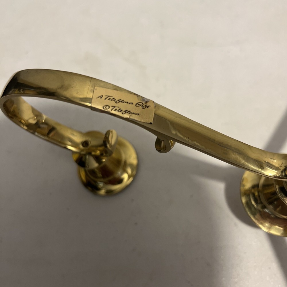 Teleflora Brass 4 Candle Holder