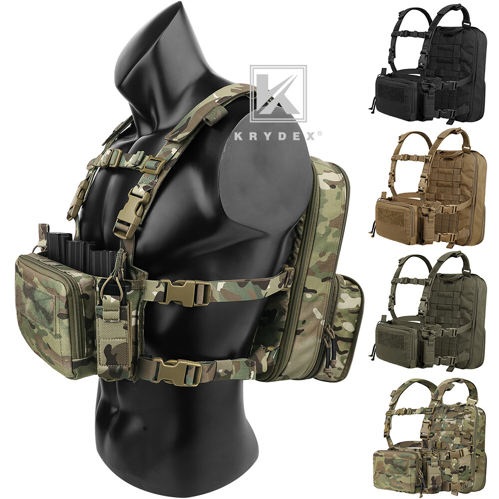 KRYDEX Tactical D3CR Chest Rig Harness Vest D3 Flatpack Backpack MOLLE Rucksack