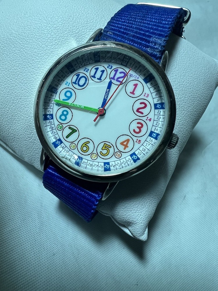 Your Time Teacher, classic Design Junior Watch, 33 Mm Case, Easy Learn Time.