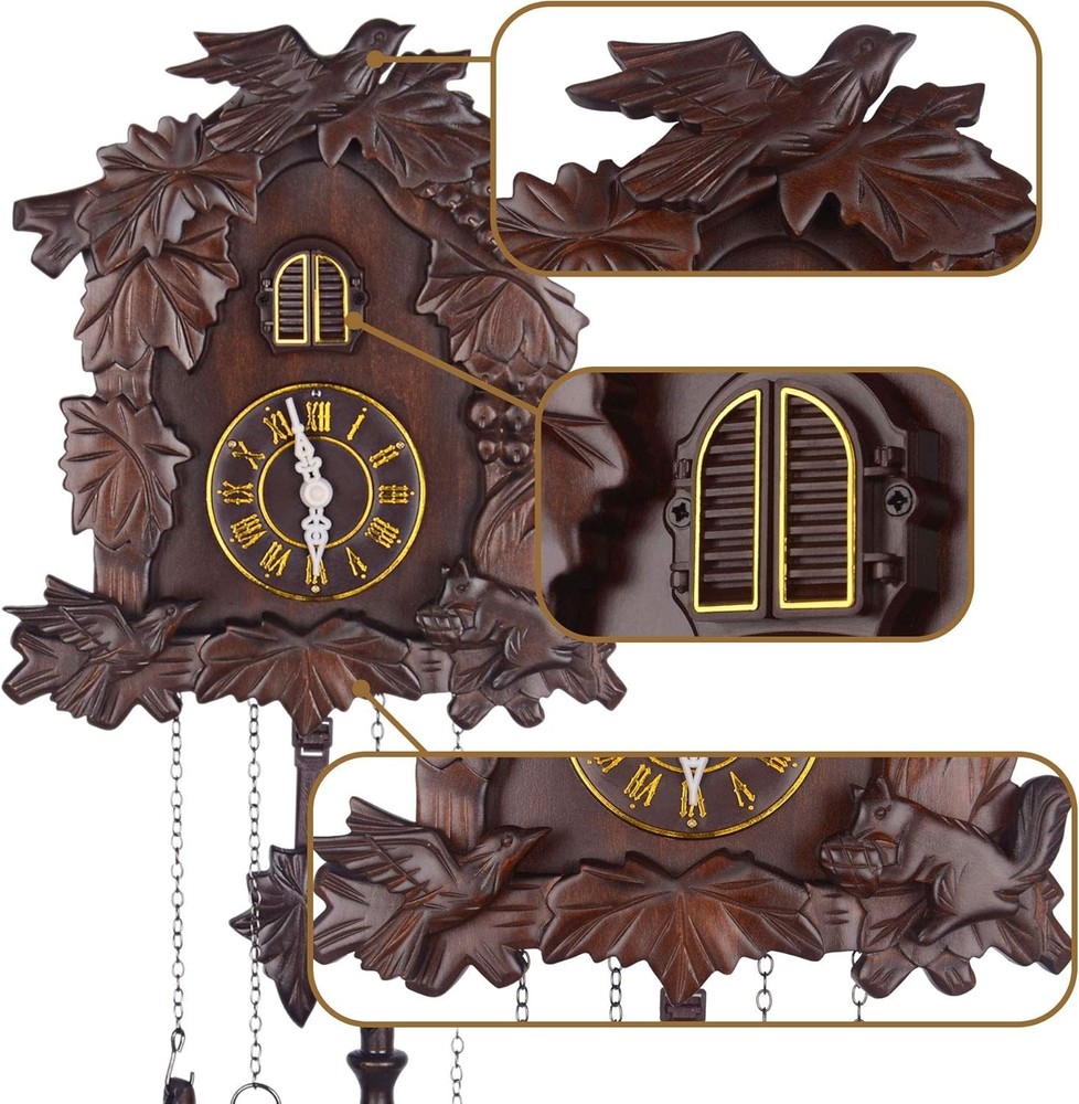 Handcrafted Wood Cuckoo Clock MX210