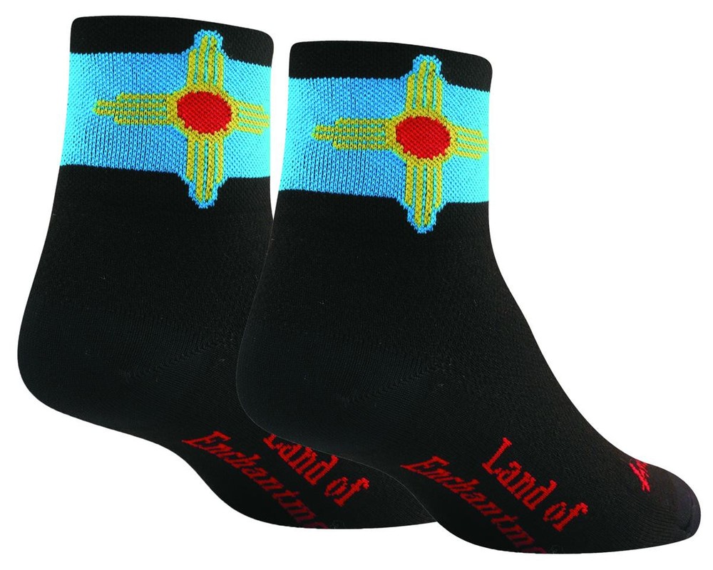 Sockguy 3" Socks (New Mexico Flag)