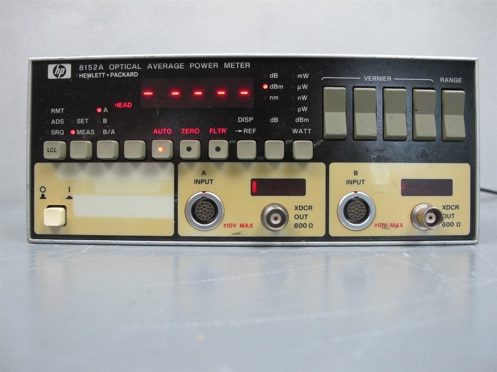 HP 8152A Optical Average Power Meter