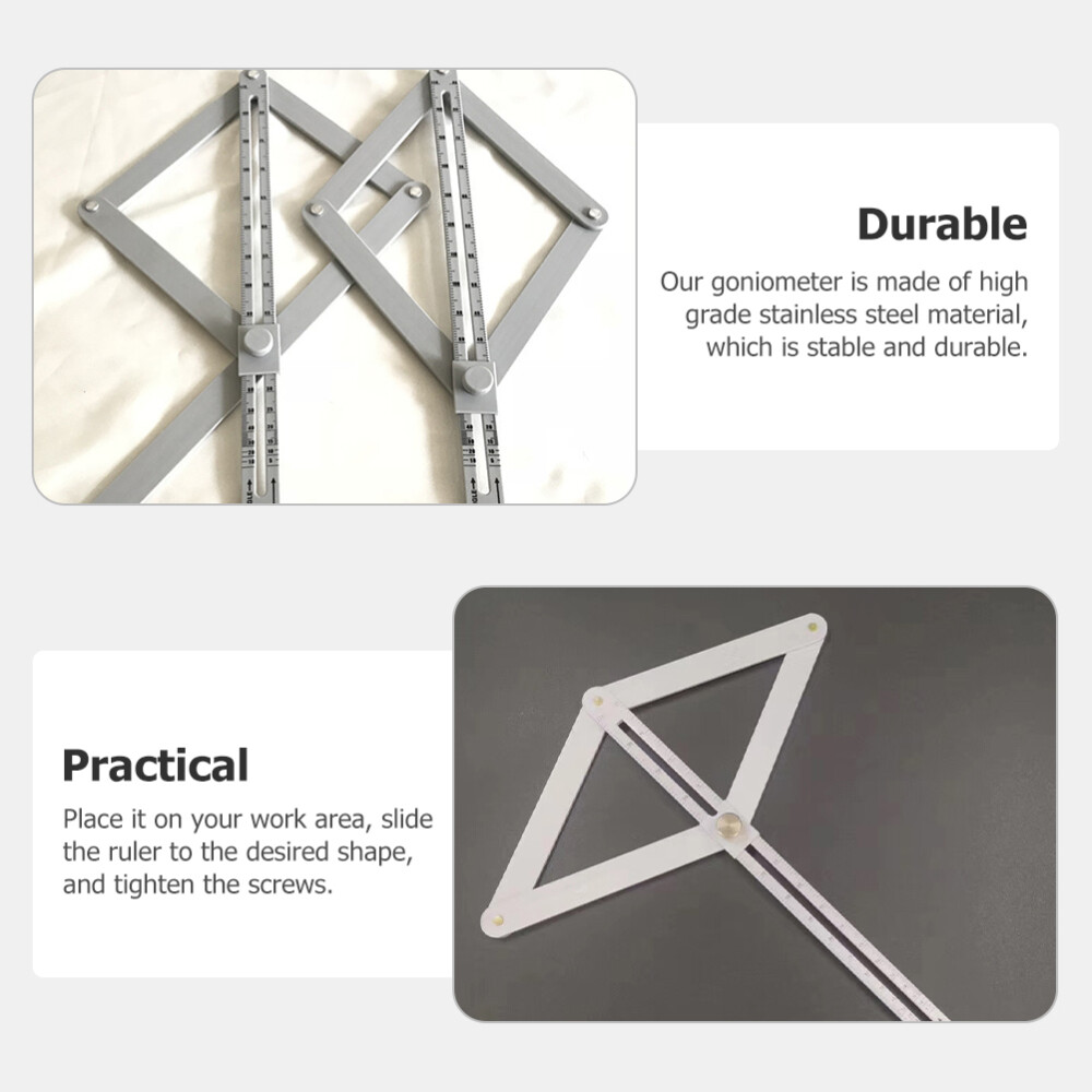 Multifunctional Protractor Woodworking Measuring Ruler Angle Tool