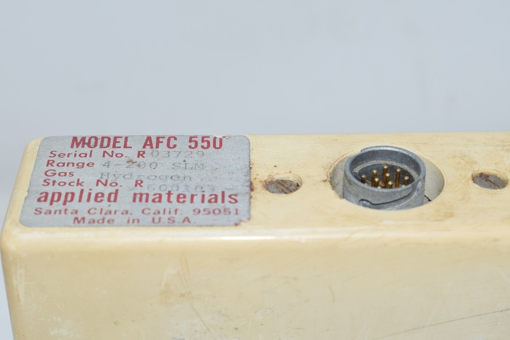 Applied Materials AMAT AFC 550 Mass Flow Controller Hydrogen Gas 4-200 SLM