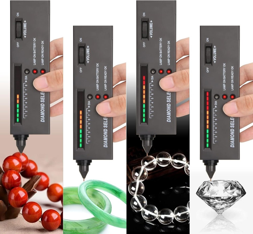 Diamond Selector V2 Portable Diamond Tester with Case & Gemstone Platform