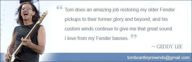 Geddy Lee 4 String Jazz Bass Pickup Set