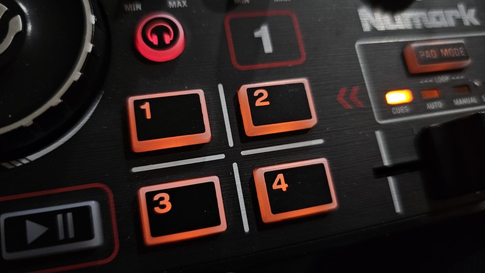 Numark DJ2GO2 Touch | Pocket DJ Controller with Jog Wheel Scratch