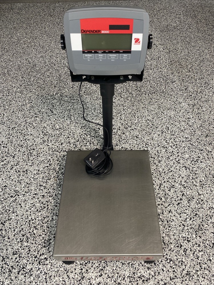 Ohaus Defender 3000 Digital Bench Scale 60 LBS Capacity