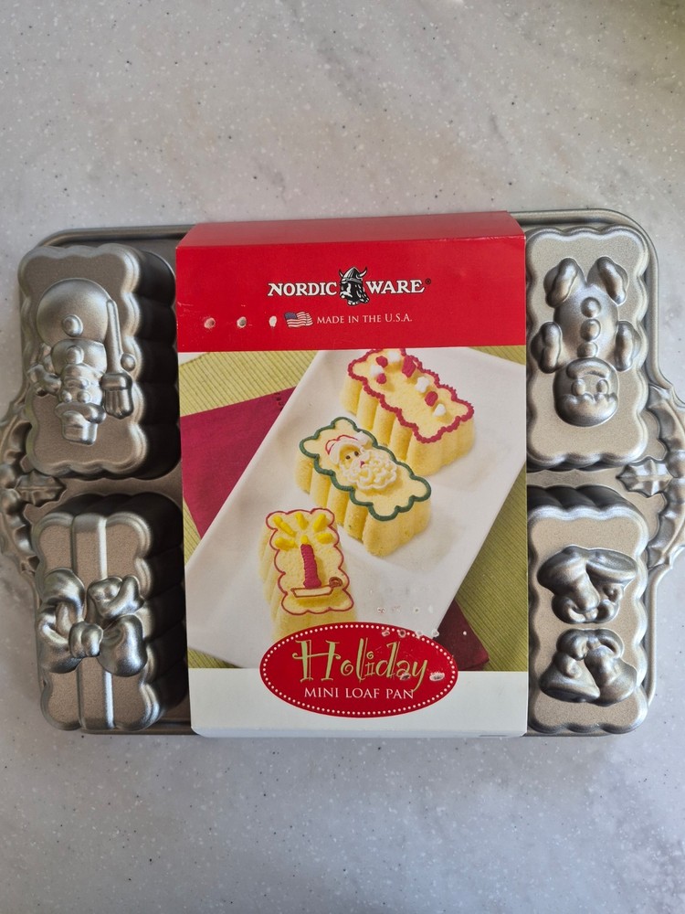 Nordic Ware Holiday Mini Loaf Pan