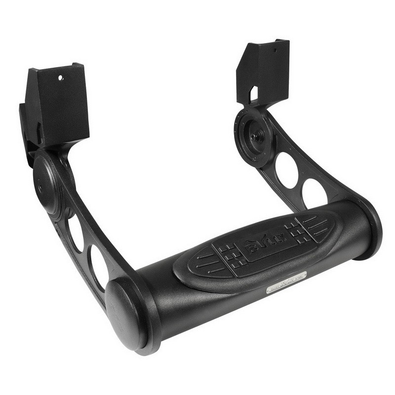 Single Side Step Black Anodized Aluminum Bracket 3" Stainless Steel Adjustable