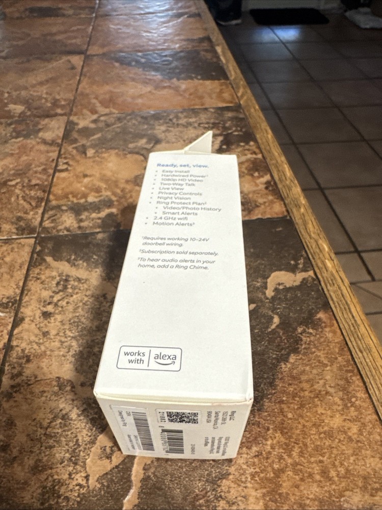 Ring Doorbell Wired New Sealed