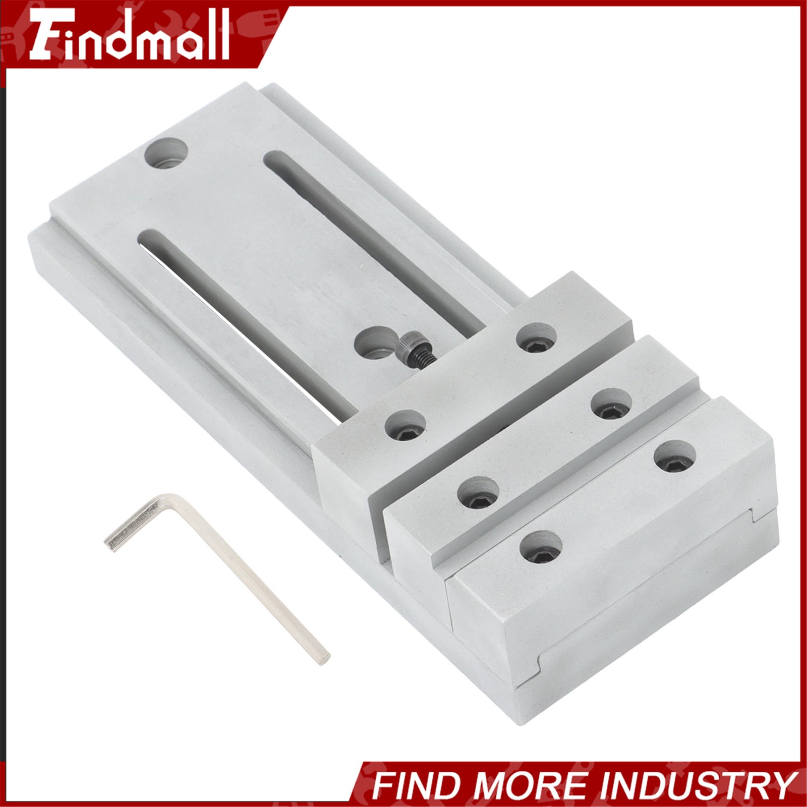 Findmall Workholding Clamp Work Table CNC Router Bench Vise Mini Low Profile