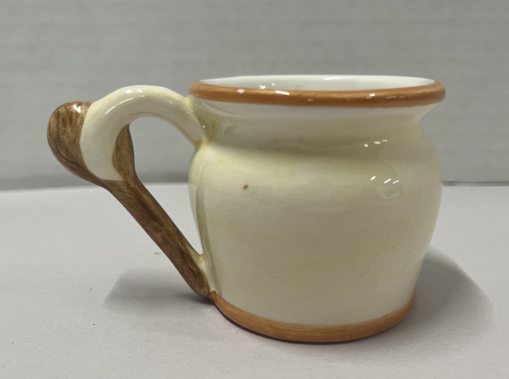 Houston Harvest Ceramic Tea Cup With Spoon For Handle 2.25" Tall