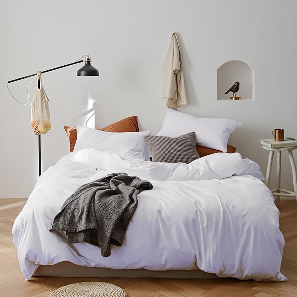 White Comforter Twin White Fluffy Bedding Set Soft Durable Twin Comforter