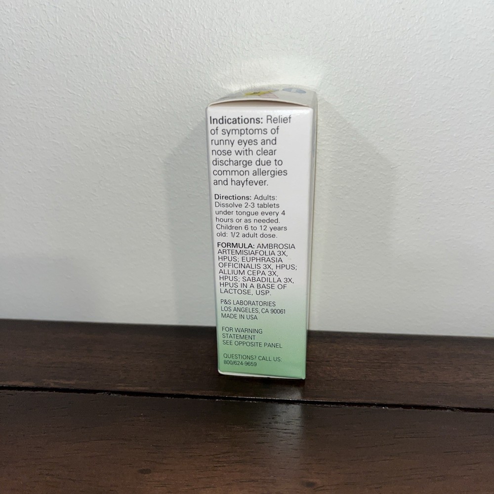 Hylands Hayfever 100 Tablets New HTF