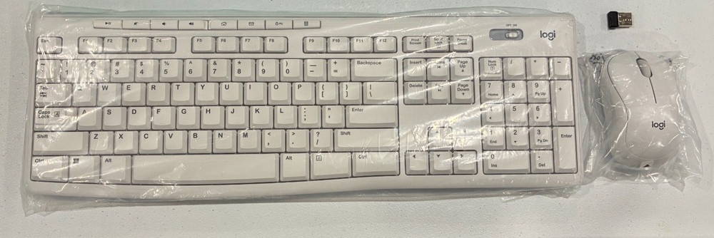 Logitech MK270 Wireless Keyboard & Mouse Combo with USB Receiver - NEW & UNUSED!