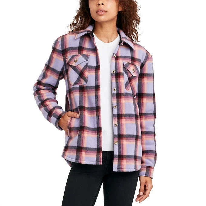 Sage Ladies' Plush Shirt Jacket