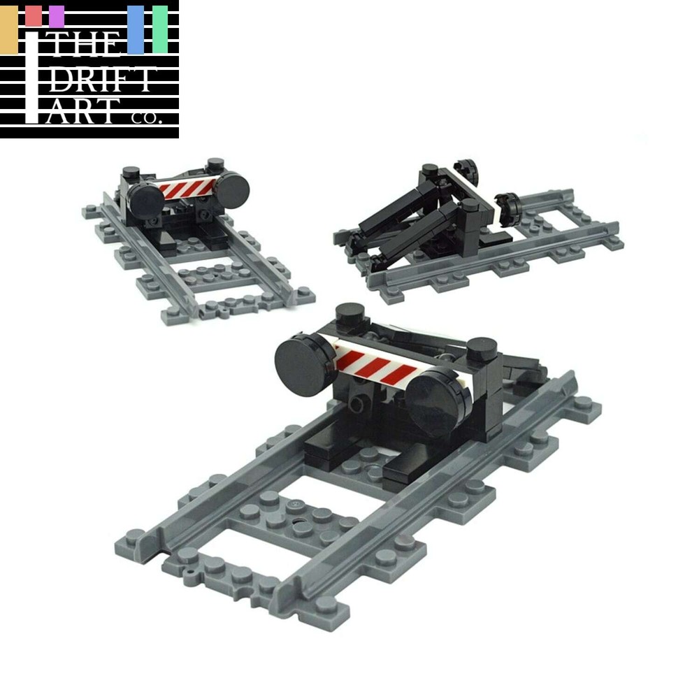 Station Tracks Railway Buffer for Lego Kit Train Building Blocks Sets - 28 Sets!