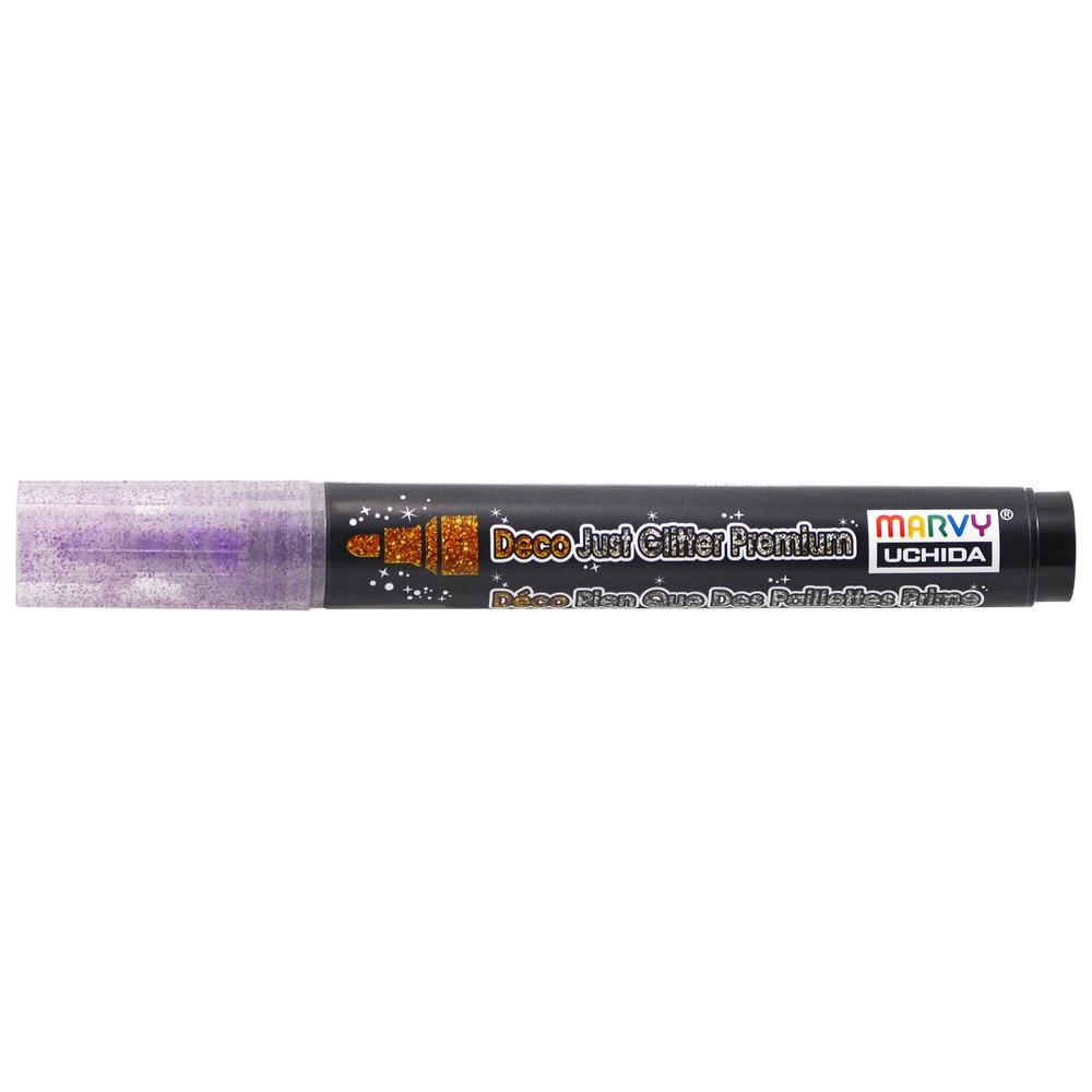 Uchida DecoFabric Just Glitter Premium Marker Chisel Tip-Violet