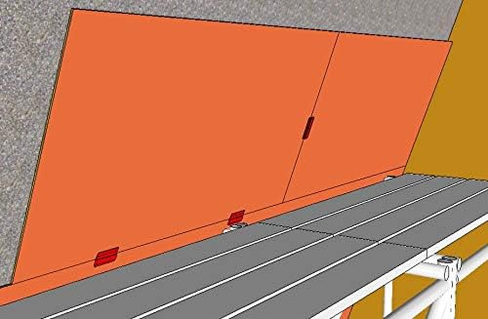 Drywall Fitting Tool, Supports the Board in Place While Installing (2 Sets - 4 s