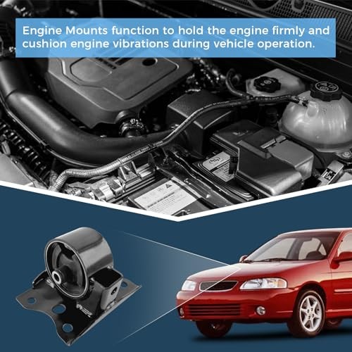 , Front Right Engine Motor Mount Compatible with Sentra 2000-2006 1.8L