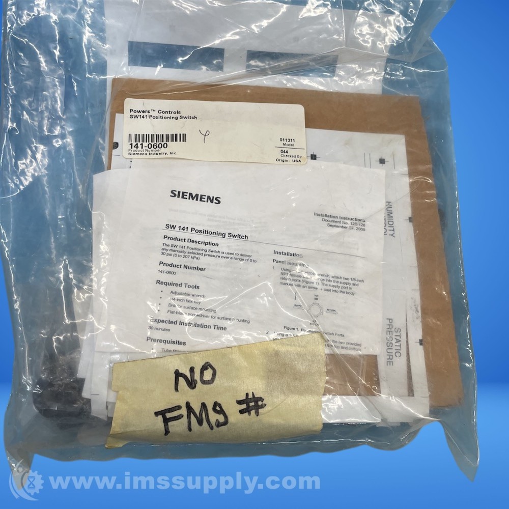 Siemens 141-0600 Positioning Switch FNFP