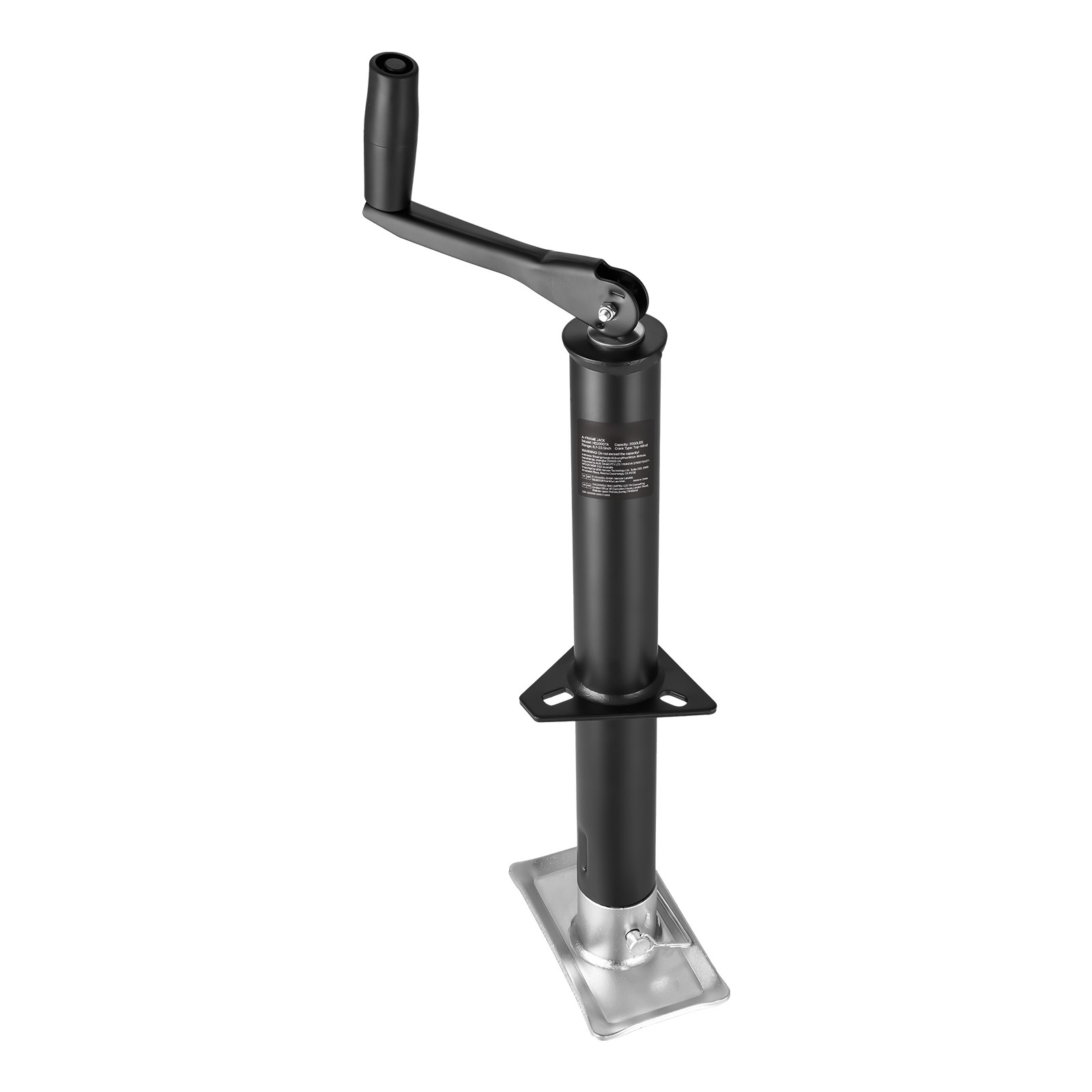 A Frame Trailer Jack Bolt on Trailer Tongue Jack 2000 lbs 15-inch Travel