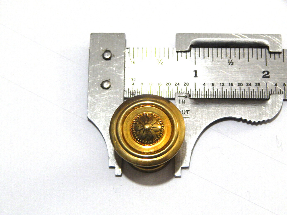 Brass Drawer Knobs Colonial Revival Depression Drawer Dresser Chest Pull
