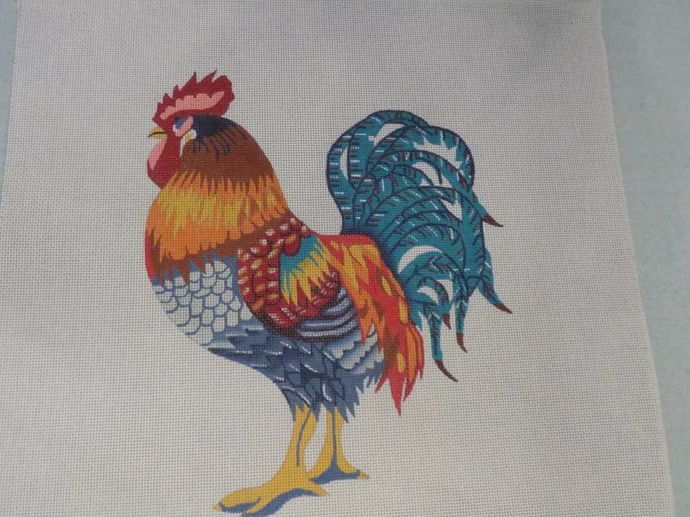 HAND PAINTED ROOSTER