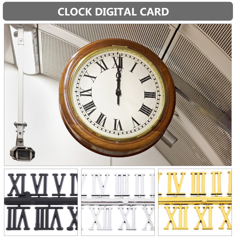 15 Sets Wall Clock Numerals Clock Numerals Roman Numerals for Clock