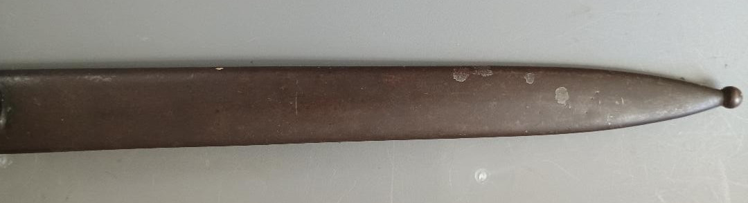 US M1892 KRAG BAYONET AND SCABBARD DATED 1902 VERY GOOD