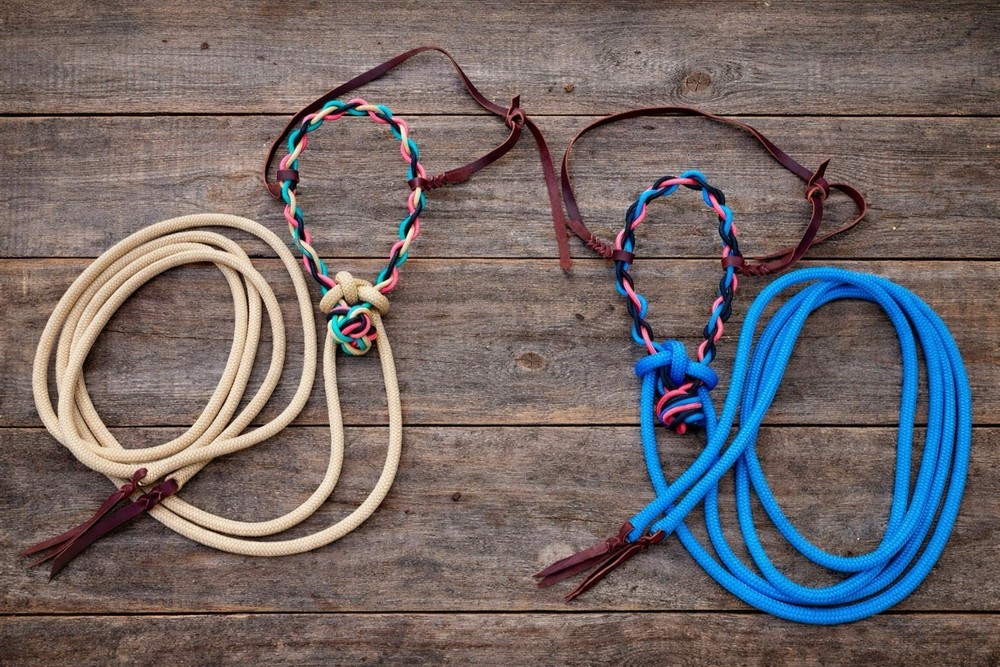 Braided loping hack / soft bosal set