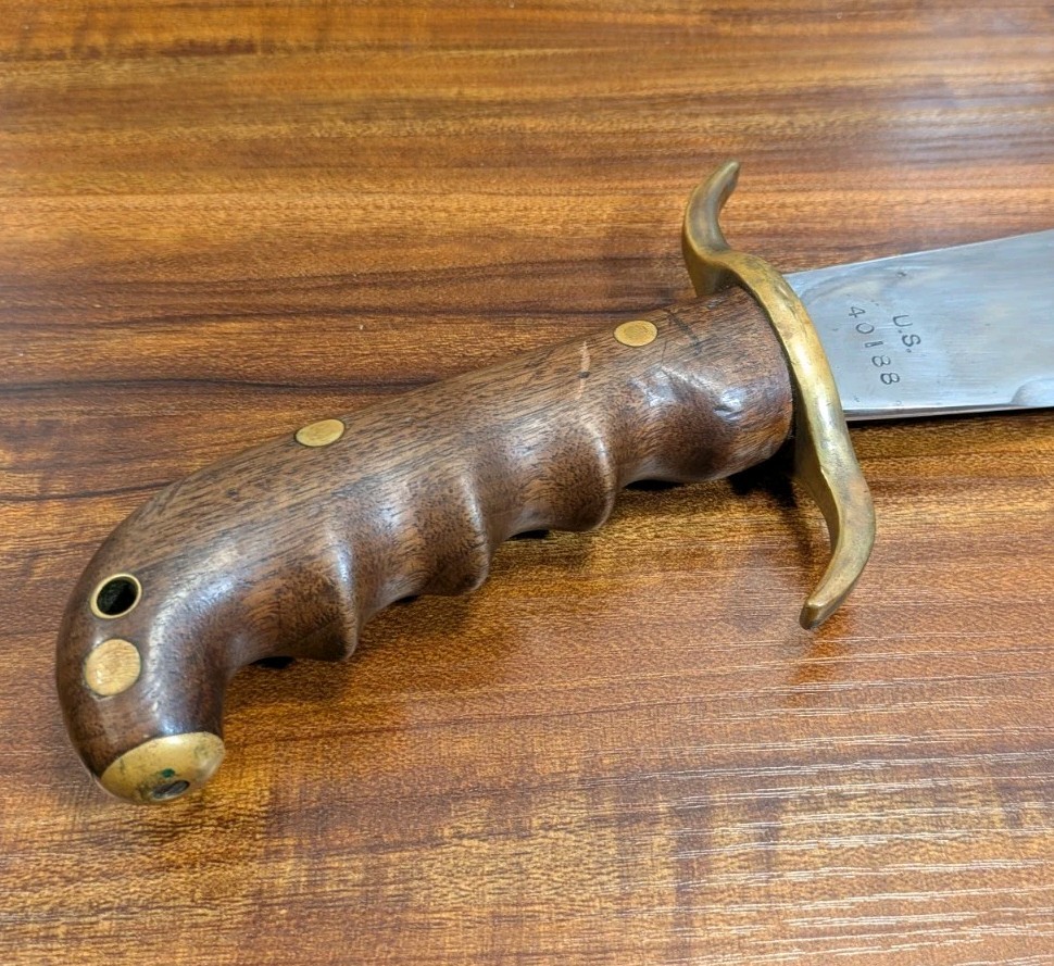 Springfield Armory WWI Era 1909 Bolo Knife w Rock Island Arsenal Scabbard