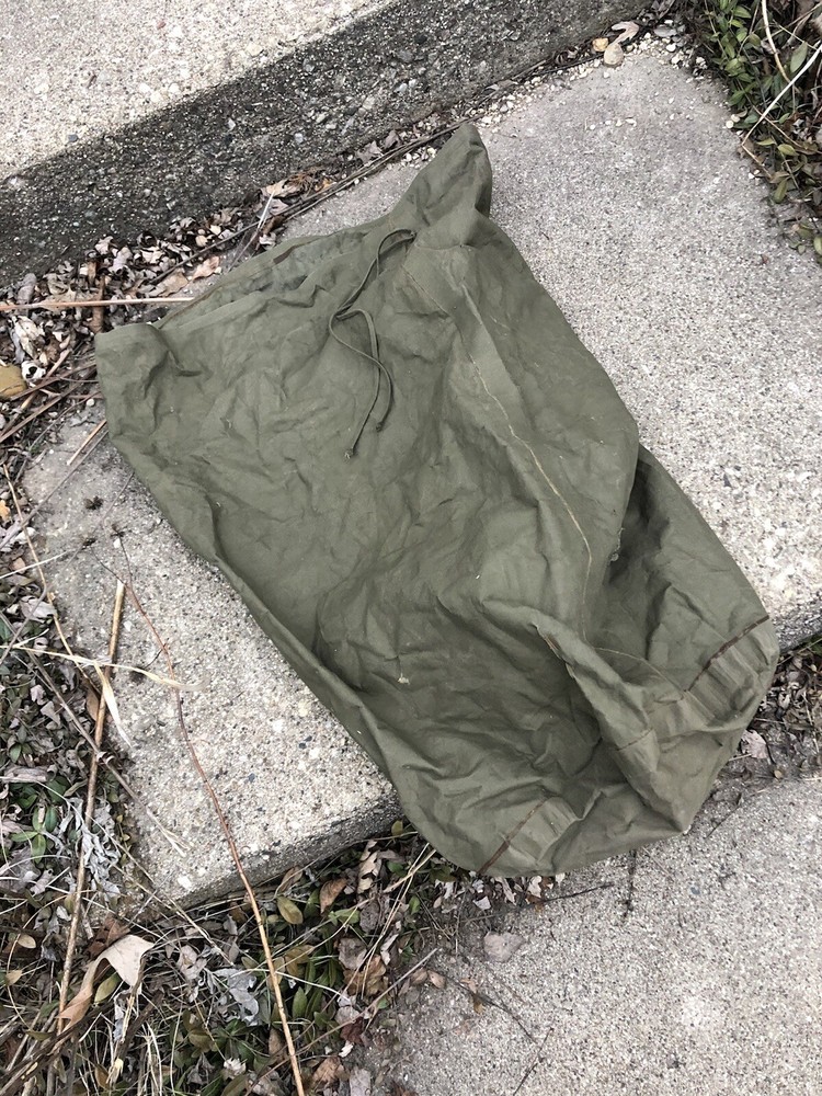 ORIGINAL WWII USGI ARMY USMC USN Rubberized invasion BAG WW2