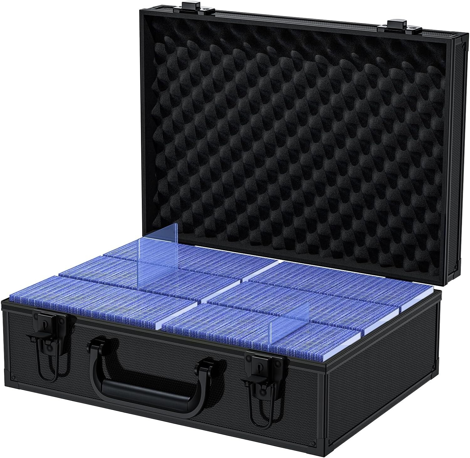 New Toploader Hard Case For 3" x 4" 35pt Sports Cards Storage Boxes Holds 600+