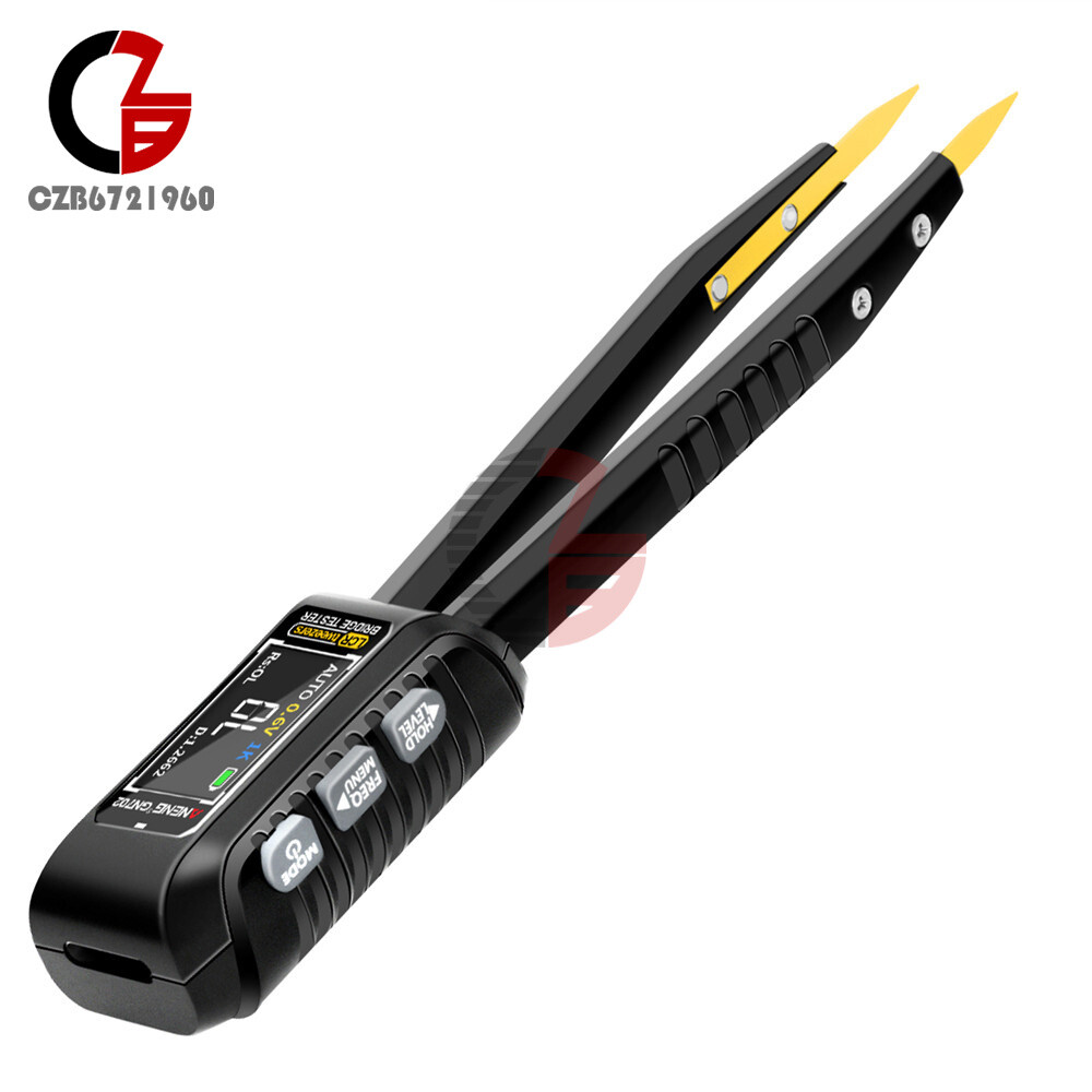 GN702 Smart Tweezer LCR Digital Bridge Meter Capacitor Inductor Component Test