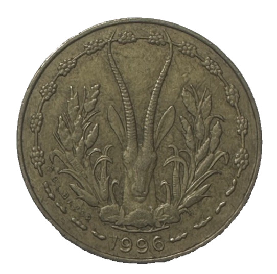 West African States 5 Francs 1996