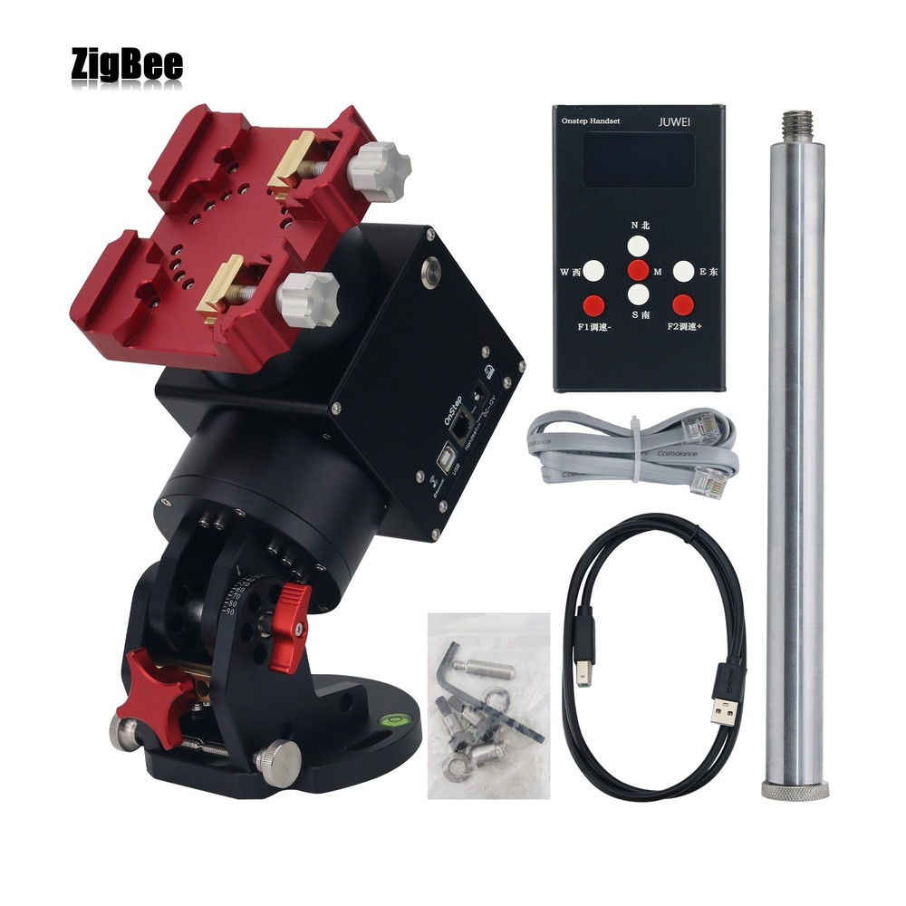 JUWEI-17 Harmonic Equatorial Mount (Black with Wide Dovetail Groove)+ Controller