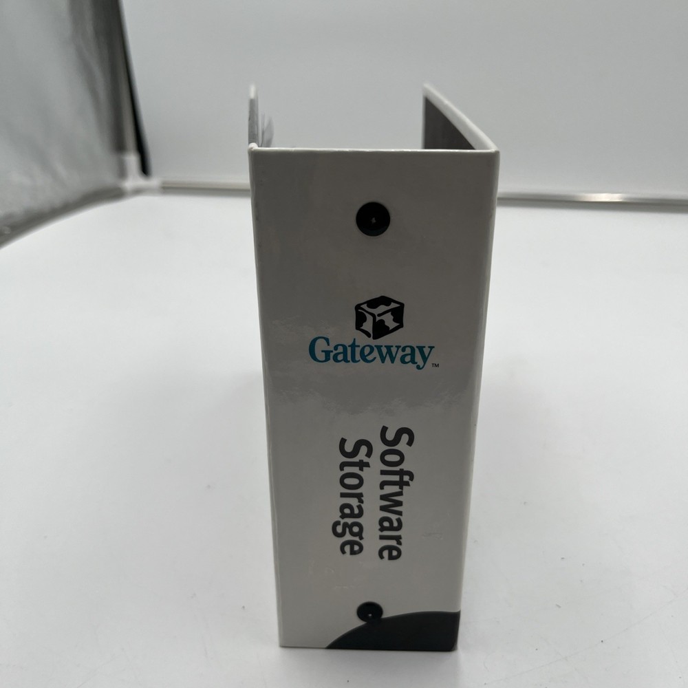 Original Vintage Gateway Computer Software Storage Binder CD Holder No Discs