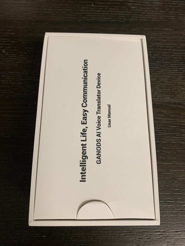 Ganods Ai Language Translator Gh12b. USED. READ