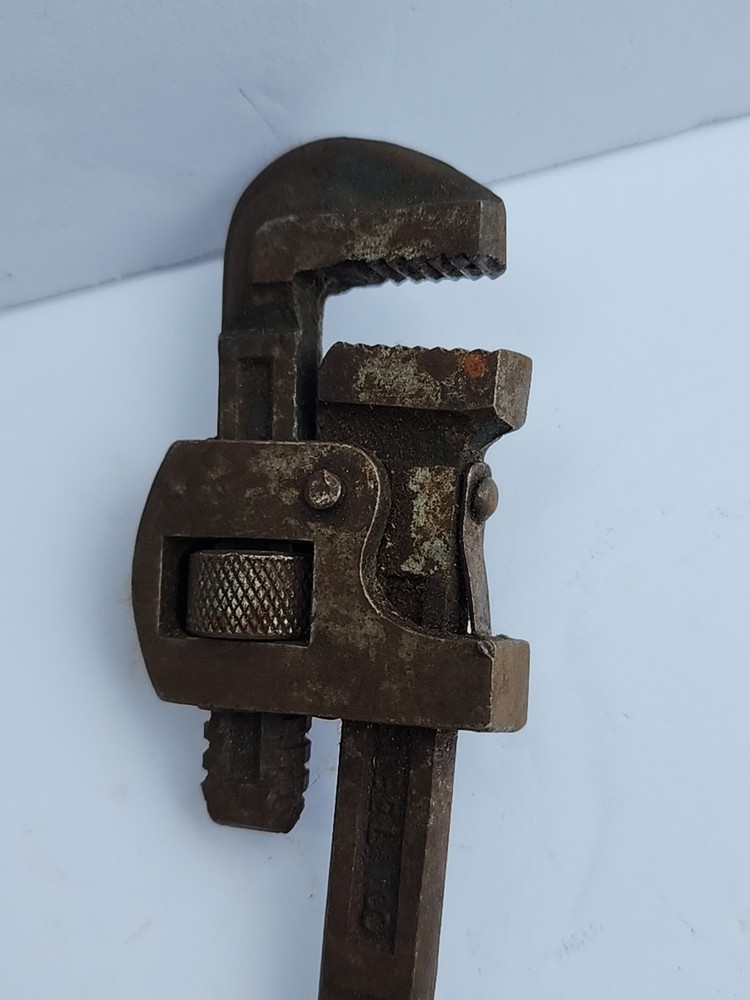 Vintage Durex Pipe Wrench 8'' West Germany Solid Steel