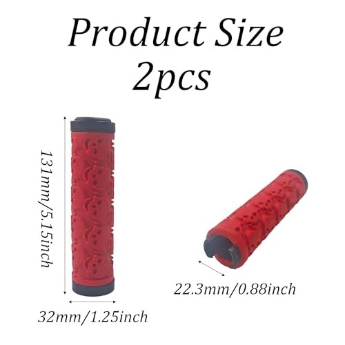 Bike Handlebar Grips Red