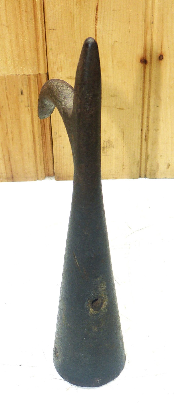 Vintage 9” Cast Steel Boat Hook Buoy Dock Pole End INV18624