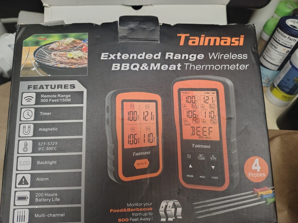 Taimasi Wireless BBQ Meat Thermometer