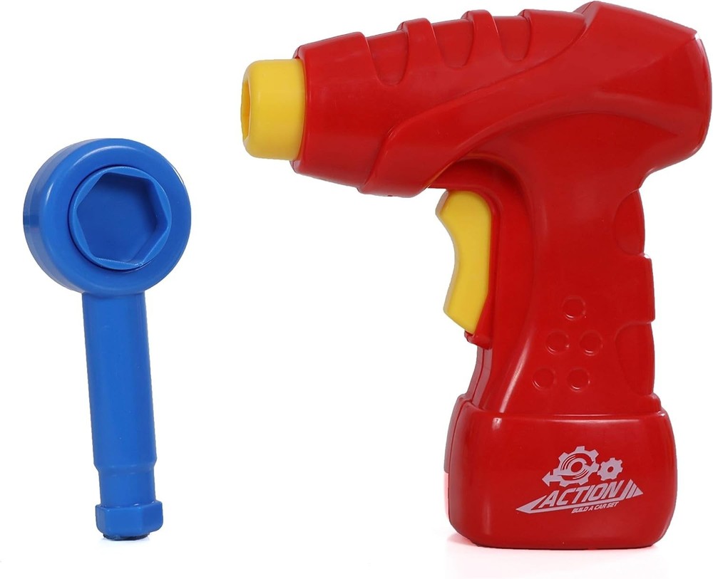 Build N Imagine 87PCBuilding Blocks Learning Construction Playset & Play Drill