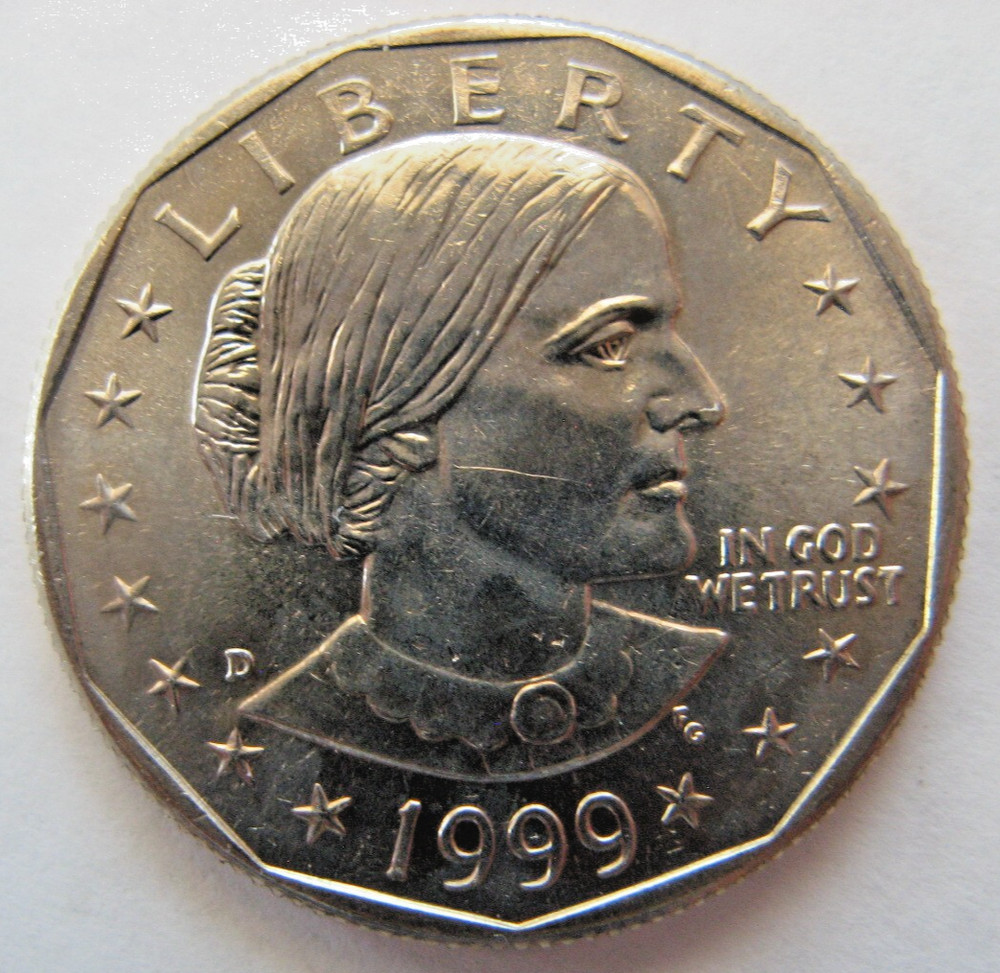 1999 D Susan B Anthony Dollar Coin