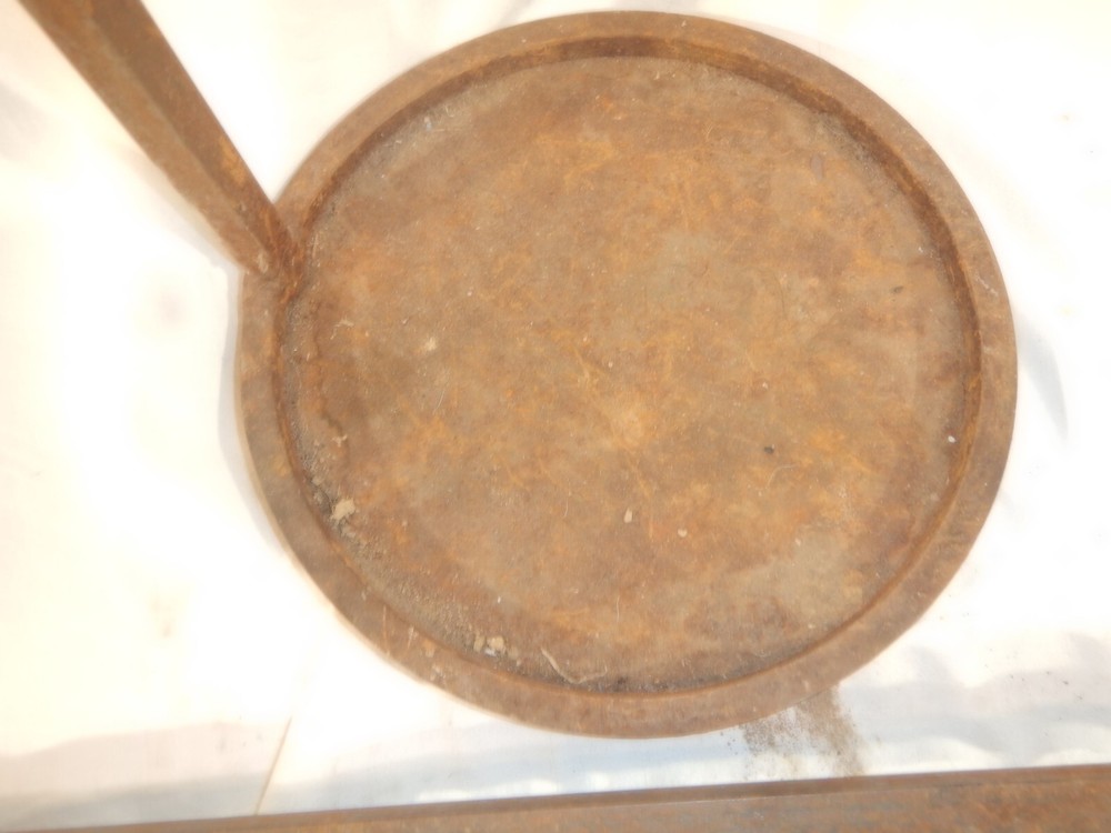 Brutalist Hand Wrought Fire Place Tools And Stand