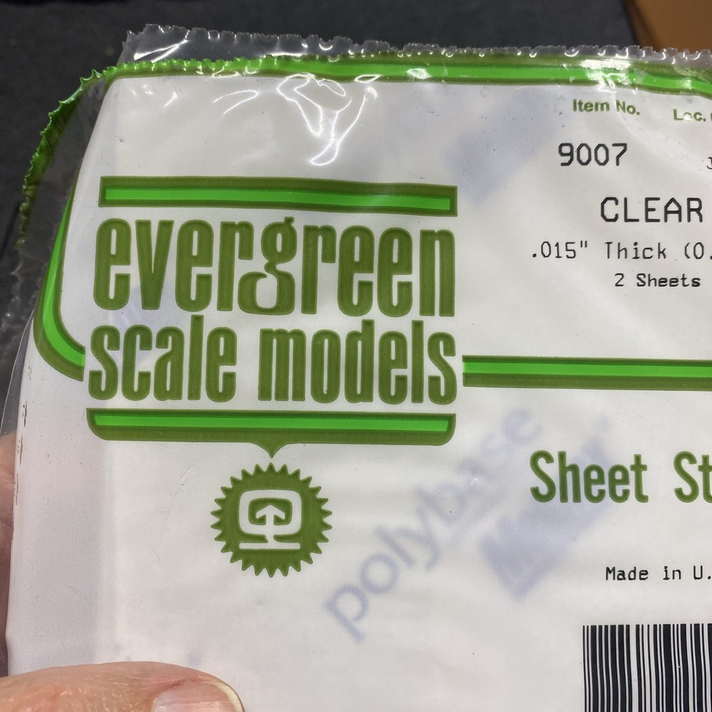 Evergreen Scale Models Open Pkg Sheet Styrene White & Clear Plus (DI021026-05)